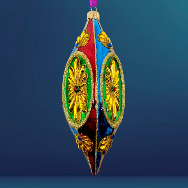Venetian Coin Glass Ornament