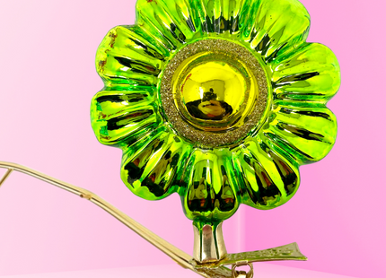 Verde Boho Charm Clip-On Polish Glass Ornament