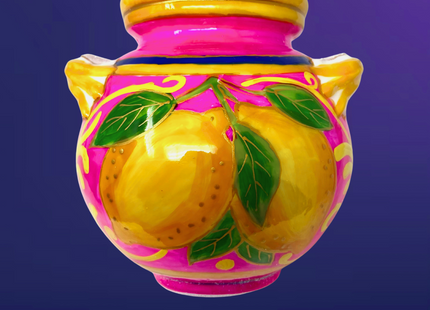 Villa Limoncello Jar Glass Christmas Ornament