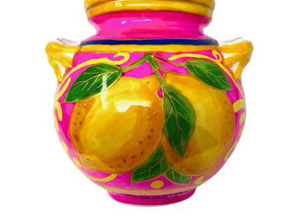 Villa Limoncello Jar Glass Christmas Ornament