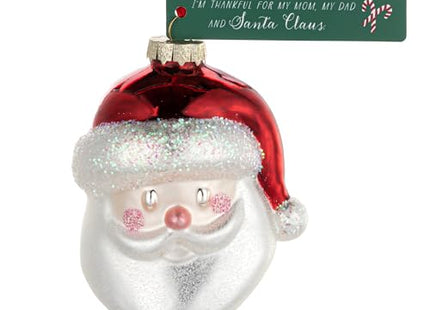 Thankful For Santa Claus Ornament