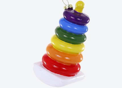 Vintage Toy Ring Christmas Ornament