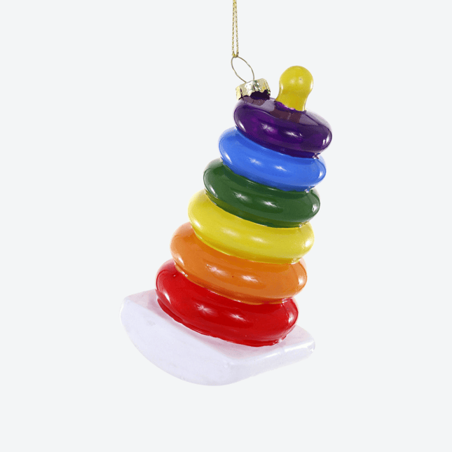 Vintage Toy Ring Christmas Ornament