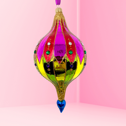 Rosie's Balloon Polish Glass Bauble