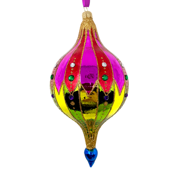 Rosie's Balloon Polish Glass Bauble