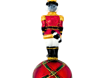 Westminster Raccoon Glass Christmas Ornament