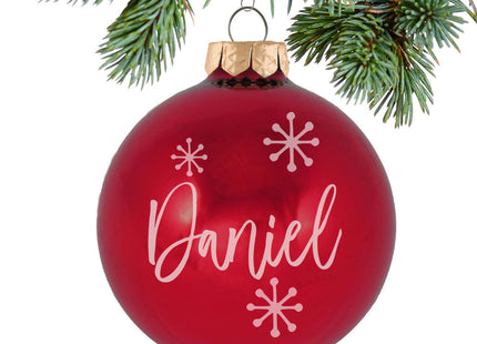 custom personalized january birthstone ornament – Christmas ornament, holiday tree decoration or gift