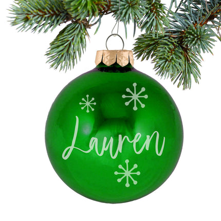 Birthstone Glass Ball Ornament
