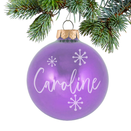 Birthstone Glass Ball Ornament