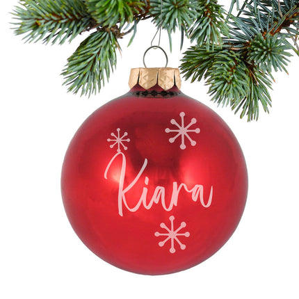 Birthstone Glass Ball Ornament