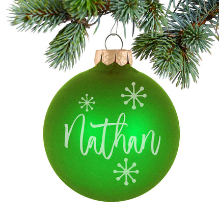 Birthstone Glass Ball Ornament