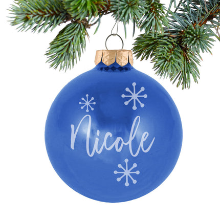 Birthstone Glass Ball Ornament