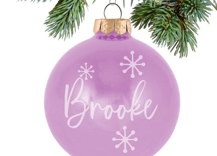 keepsake personalized october birthstone ornament – Christmas ornament, holiday tree decoration or gift