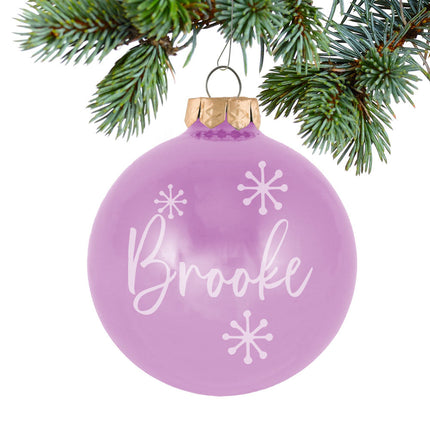 Birthstone Glass Ball Ornament