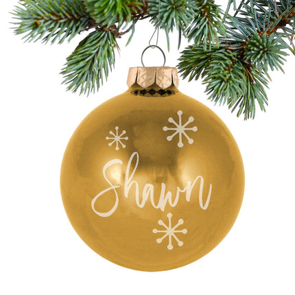 Birthstone Glass Ball Ornament