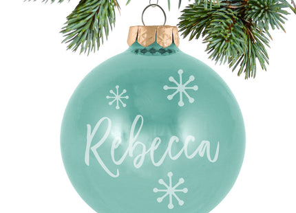 keepsake personalized december birthstone ornament – Christmas ornament, holiday tree decoration or gift