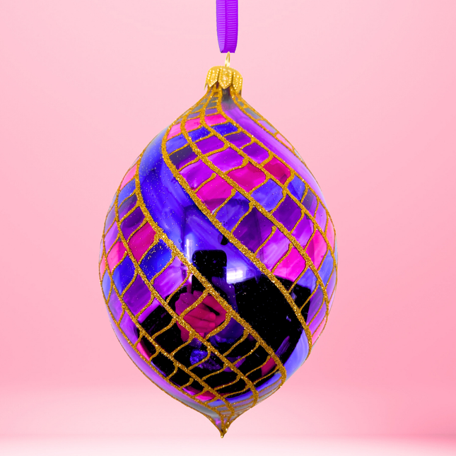 Winning Streak Spinner Glass Ornament