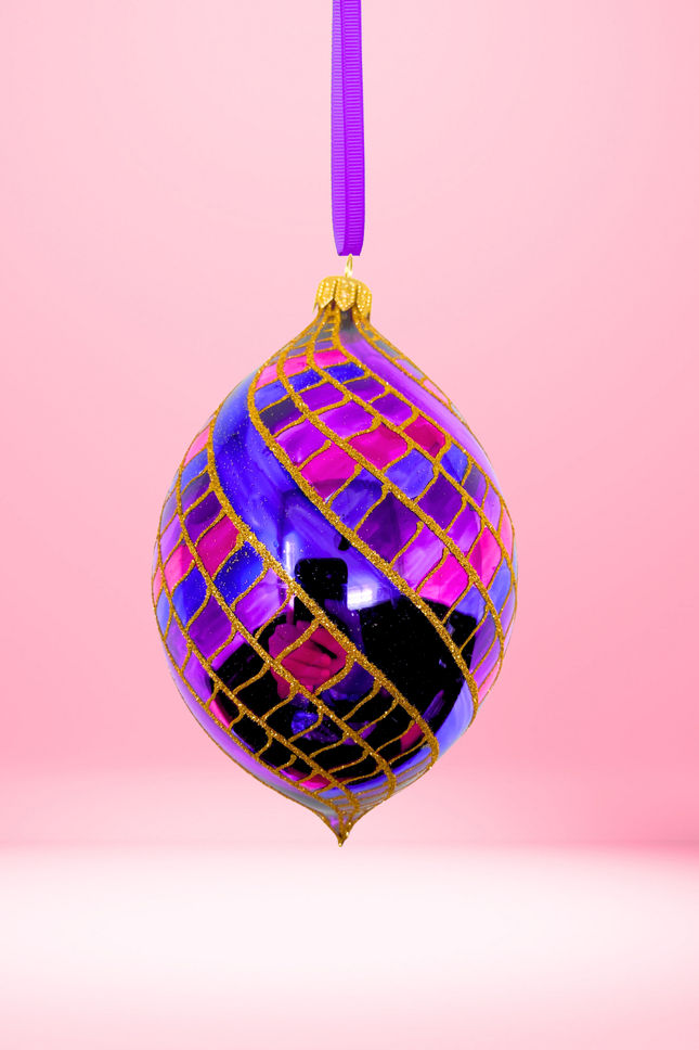 Winning Streak Spinner Glass Ornament