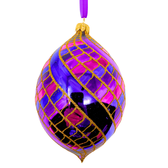 Winning Streak Spinner Glass Ornament