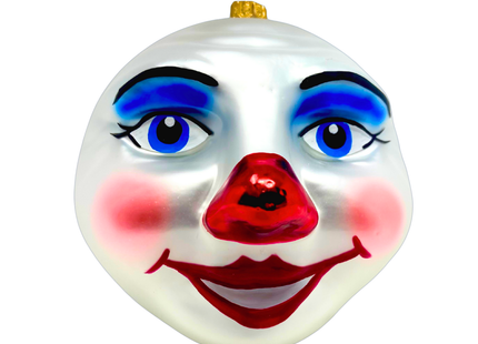 Winter Moon Glass Ornament