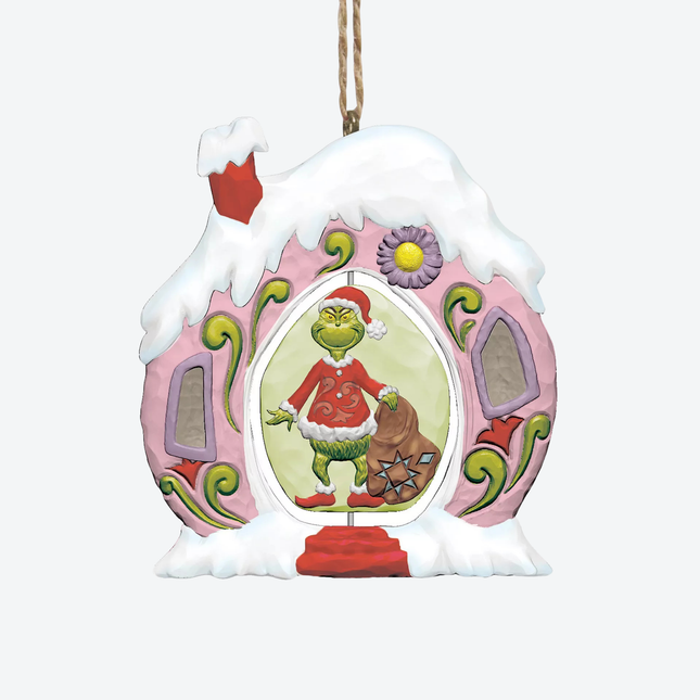 Whoville House Grinch Ornament