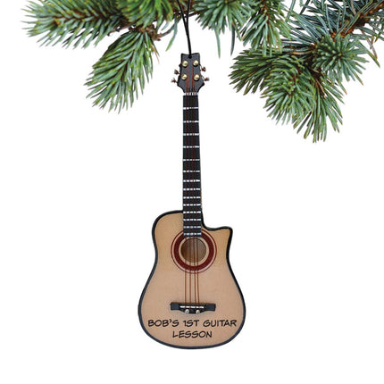 Acoustic Bass Guitar Ornament created by BROADWAY and designed by Ornament Shop