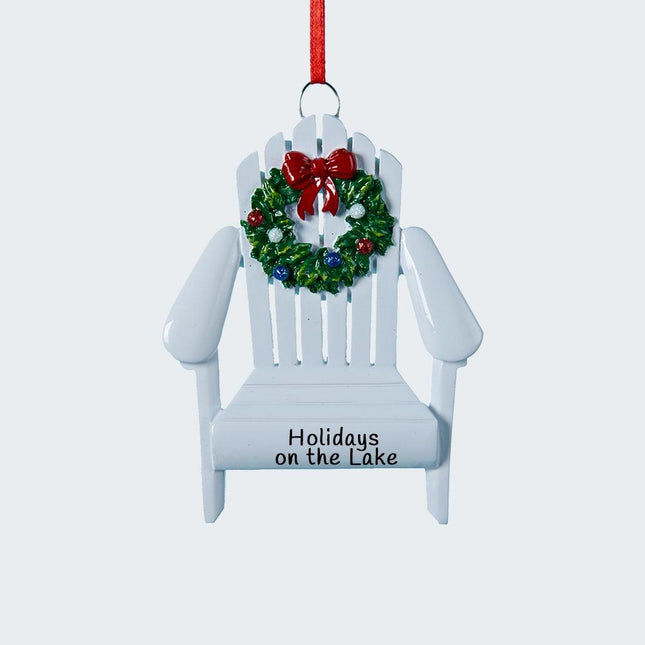 Adirondack Chair Christmas Ornament created by KURT ADLER and designed by Ornament Shop