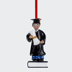 African American Graduate Ornament - Boy or Girl created by RUDOLPH AND ME and designed by Ornament Shop
