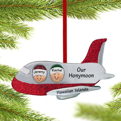 Airplane Family or Friends Personalized Ornament - FAMILY - Family / Friends of 2 created by ORNAMENT SHOP