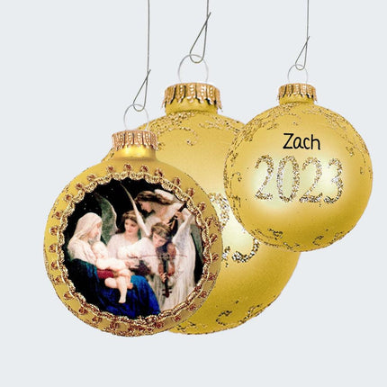 Angels Silk Collection Child with Violin Ornament created by KREBS and designed by Ornament Shop