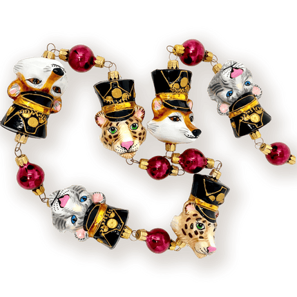 KRG Animal Generals Polish Glass Christmas Garland