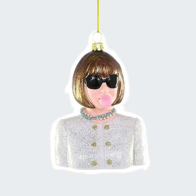 Anna Wintour Bubble Ornament created by ORNAMENT SHOP