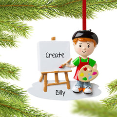 Artist Boy or Girl Personalized Ornament - GENDER - Boy created by ORNAMENT SHOP