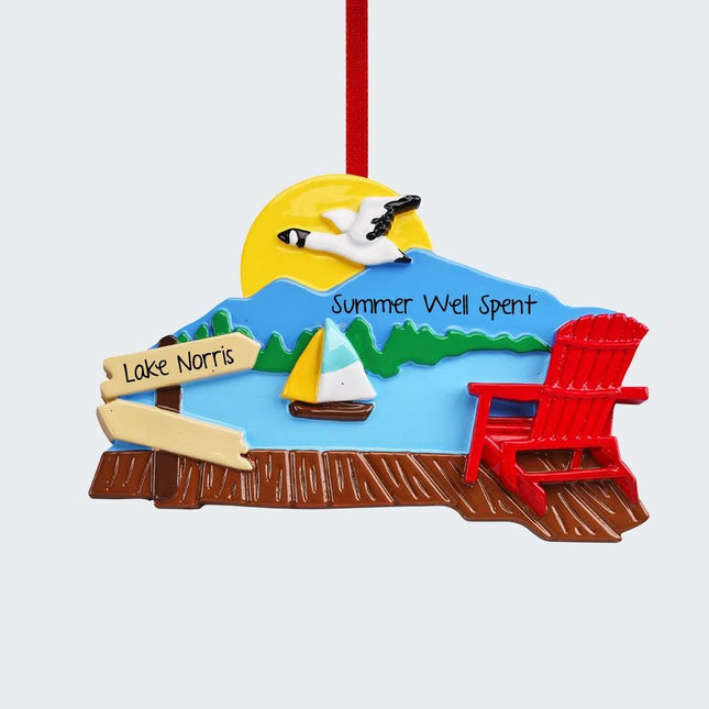 At the Lake Ornament created by RUDOLPH AND ME and designed by Ornament Shop