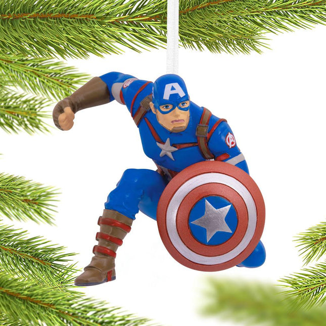 Avengers Captain America Ornament created by HALLMARK and designed by Ornament Shop