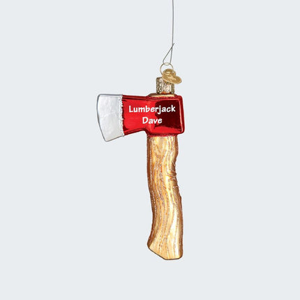 Axe Ornament created by OLD WORLD CHRISTMAS and designed by Ornament Shop