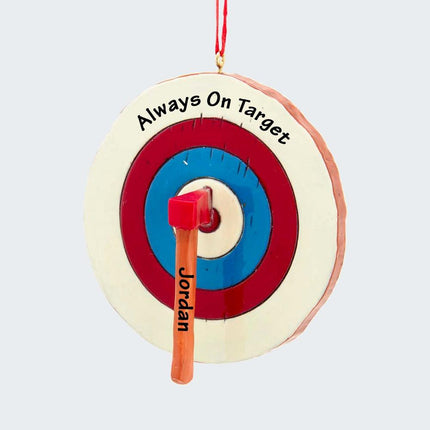 Axe Throwing Ornament created by KURT ADLER and designed by Ornament Shop