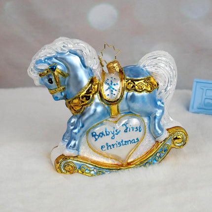 Baby's First Christmas Foal Christopher Radko Ornament created by CHRISTOPHER RADKO and designed by Ornament Shop