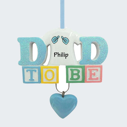 Baby's First - Dad to Be Ornament created by ORNAMENT SHOP