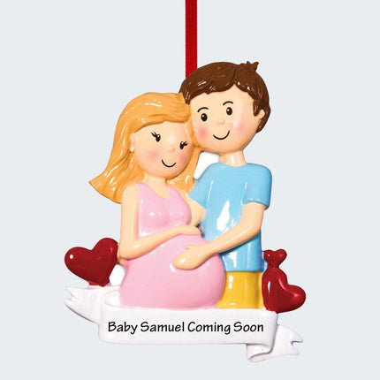 Baby's First - Expecting Couple Ornament created by ORNAMENT SHOP