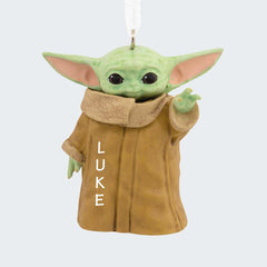 Baby Yoda The Child Standing Ornament created by HALLMARK and designed by Ornament Shop