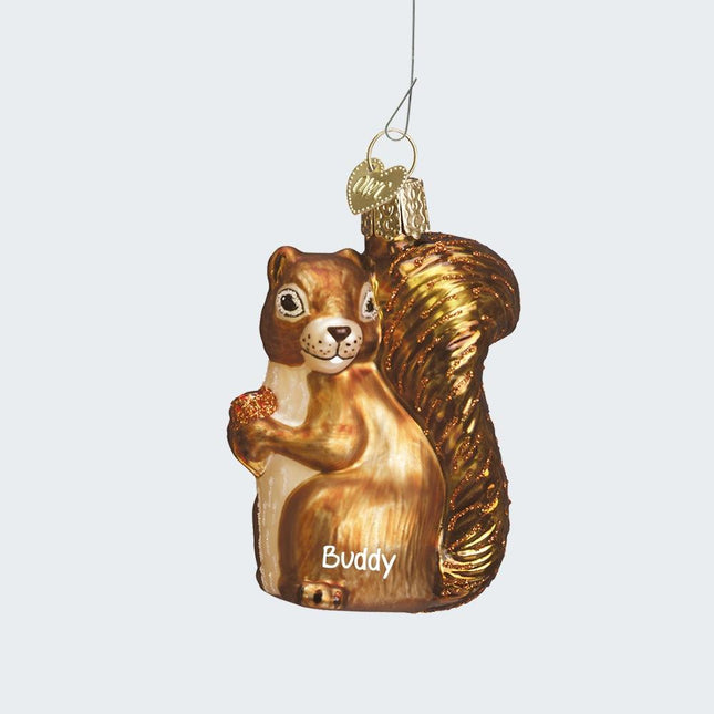 Backyard Squirrel Ornament created by OLD WORLD CHRISTMAS and designed by Ornament Shop