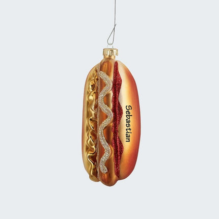 Ballpark Hot Dog Ornament created by KREBS and designed by Ornament Shop