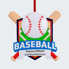 Baseball Diamond Ornament created by ORNAMENT SHOP