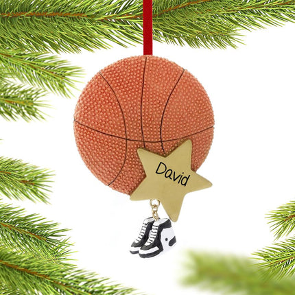 Basketball Star with Sneakers Ornament created by RUDOLPH AND ME and designed by Ornament Shop