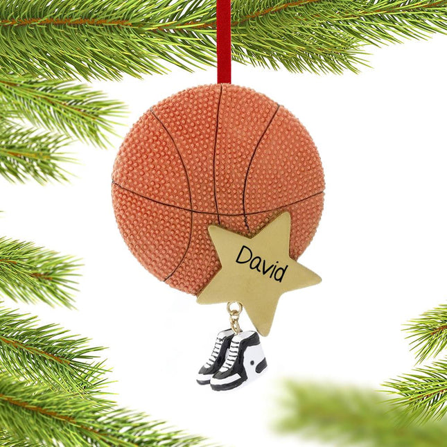 Basketball Star with Sneakers Ornament created by RUDOLPH AND ME and designed by Ornament Shop