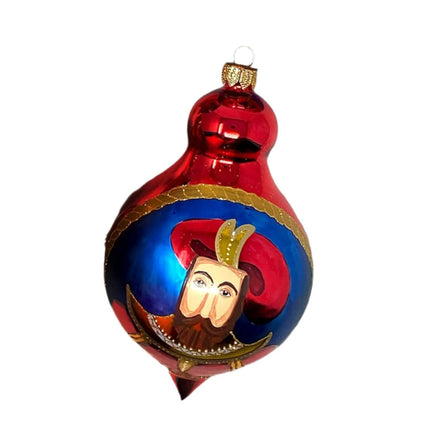 Bauble Hand-Painted Glass Ornament