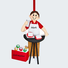 BBQ Guy Ornament created by RUDOLPH AND ME and designed by Ornament Shop