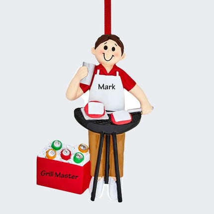 BBQ Guy Ornament created by RUDOLPH AND ME and designed by Ornament Shop