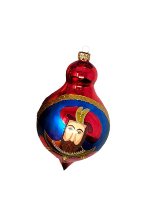 Vincenzo Carretto Bauble Polish Glass Christmas Ornament designed by Kenzies of London and by Personalized Ornamentshop